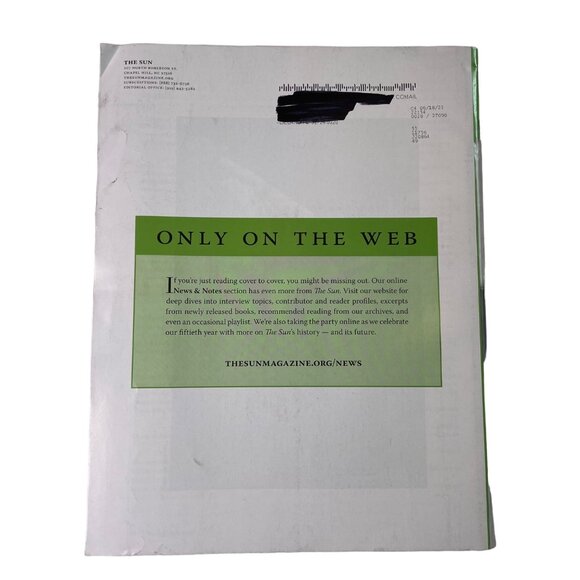 The Sun Magazine July 2023 Back Issue 571 Monica Jan Frisell u - Picture 3 of 9